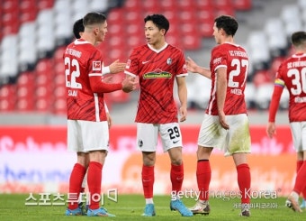 '정우영 교체 출전' 프라이부르크, 슈투트가르트에 2-0 승리