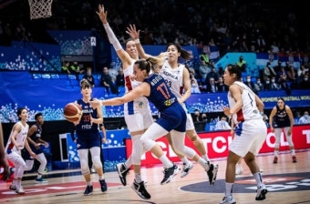 한국 여자농구, 월드컵 최종예선 1차전서 세르비아에 62-65 패