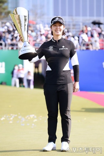 [ST포토] 박지영 '와이어 투 와이어' 우승