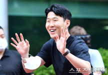 [ST포토] 손흥민, '즐거운 대표팀 소집'