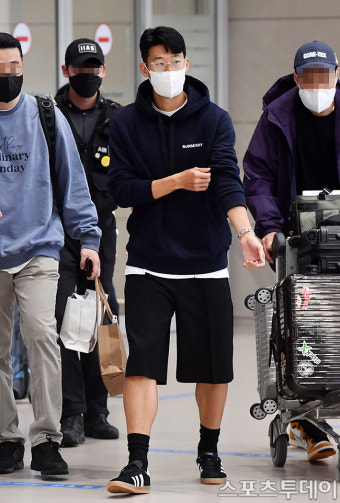 [ST포토] 손흥민, 'A매치 위해 귀국'