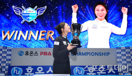[ST포토] 김가영 네 번째 우승