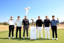 KPGA 골프존-도레이 오픈 포토콜 진행…서요섭·배용준 포함 6명 참가