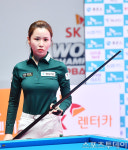 당구하라 | [ST포토] 김진아, '집중한 당구미녀'
