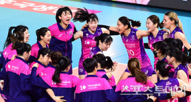 [ST포토] 흥국생명 이 분위기 그대로