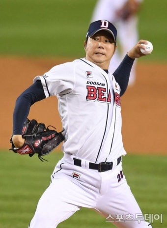 두산 김대한, 오른 중수골 골절…