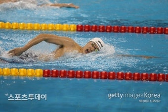 김우민, 세계선수권 자유형 예선서 박태환 800m 한국 기록 경신