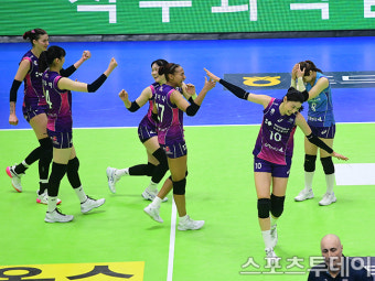 [ST포토] 흥국생명, '3-0 현대건설 셧아웃'