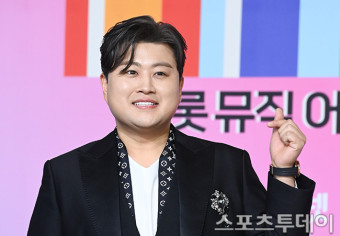 [ST포토] 김호중, '하트'
