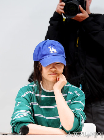 [ST포토] 민희진 대표, ‘기자회견 중단’