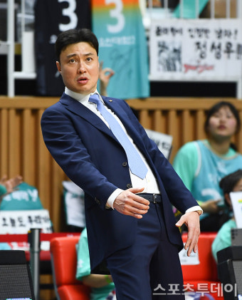 [ST포토] 송영진 감독, '들어가!'