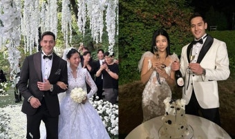 줄리엔강·제이제이, 영화 같은 결혼식 현장 