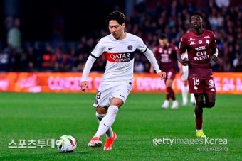 이강인, 리그 최종전서 1골 1도움 활약…PSG, 메스 2-0 격파