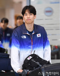 [ST포토] 올림픽 마치고 귀국하는 수영대표팀 이주호