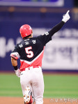 [ST포토] 김도영, 30-30 클럽 최연소 달성