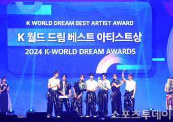 [ST포토] NCT127, 'K 월드 드림 베스트 아티스트상' 수상