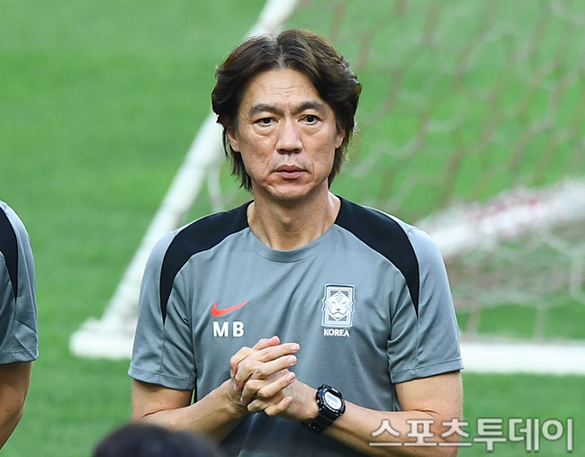 홍명보 감독, 팔레스타인과의 경기에 대한 의지 피력