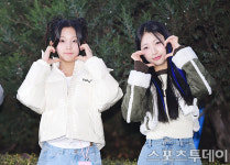 주하언니(JUHA UNNIE) | [ST포토] 비버 주아-유이-주하, 깜찍한 볼하트