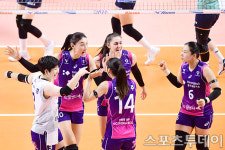 [ST포토] 흥국생명, 득점 성공