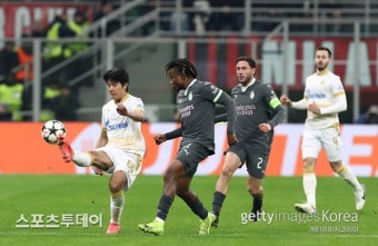 '설영우 풀타임' 즈베즈다, AC밀란에 1-2 석패…UCL 16강 빨간불