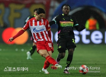 설영우, 시즌 4·5호골 폭발…즈베즈다 4-0 대승