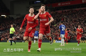 '조타 결승골' 리버풀, 머지사이드 더비 승리…EPL 우승 보인다