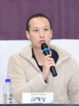 [ST포토] 143엔터 소속사 대표 강제추행 기자회견 하는 김재상 문화연대 사무처장