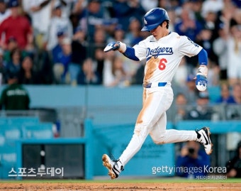 김혜성, 2루타 포함 3안타+5출루 맹활약…오타니는 연타석 홈런