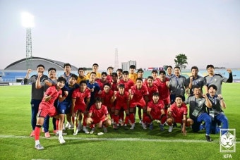 '정재상 멀티골' 이민성호, U-23 아시안컵 예선 첫 경기서 마카오에 5-0 완승