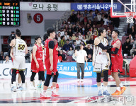 [ST포토] 안양 정관장, 창원LG에 84-74 2위 수성
