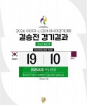남자 3대3 농구, 카타르 19-10 격파…사상 첫 금메달 쾌거