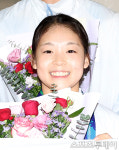 [ST포토] 황서현, 금메달 걸고 환한 미소