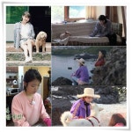‘효리네 민박’ 아이유 ‘일꾼 패션’, 소심 핑크+열심 블루 “열일+몰입” 