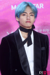 [더셀럽포토]방탄소년단 뷔 상큼한 블루 보이