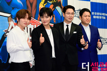 [더셀럽포토]케이윌-강타-장성규-김구라, '슈퍼히어러' 주역들