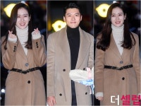 ‘사랑의 불시착’ 손예진 현빈 ‘커플 시밀러룩’, 남녀북남 취향일치 ‘카멜 코트’