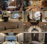 마인 미술감독 효원가 전체 콘셉트=바둑판, 특별한 공간은 계단실