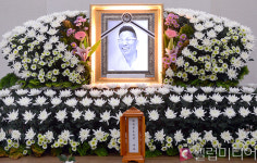 [셀럽포토]원자력병원에 마련된 故 김철민의 빈소