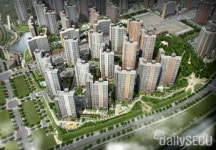 6,800가구 규모의 ‘e편한세상 용인 한숲시티’ 동호수 계약