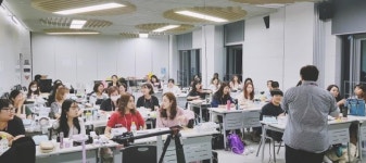 강남 네일아트학원 봉숭아 네일아카데미, 네일국가자격증 코스 진행