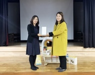 ㈜키즈엠, 순천시립그림책도서관에 그림책과 책 읽어주는 로봇, 루카 기증