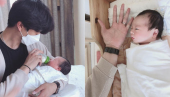 티아라 출신 한아름 출산…'비주얼 폭발' 남편 관심 집중