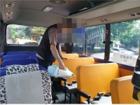송파현대유치원, 코로나19 대비 안전한 통학차량 방역 소독 실시