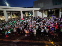 태사랑연합회, 광복절 기념 25km 야간행군 태권도정신으로 완주