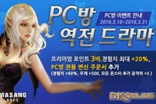 마상소프트, DK온라인에 3주간 파격적인 PC방 이벤트 실시