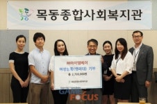 아이템베이, 목동종합사회복지관에 여성위생용품 후원을 위한 기부금 전달