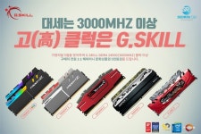 서린씨앤아이 지스킬 고클럭 3000MHZ 이상 방열판 구매 시 해피머니 상품권 증정 