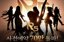 유주게임즈코리아 기대작 R5, 사전예약자 70만 명 돌파