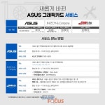 에이수스 코리아, 인텍앤컴퍼니와 대원씨티에스에서도 그래픽카드 서비스 진행한다