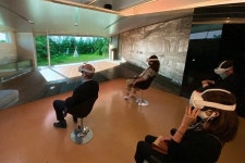 이브이알스튜디오 한국: 입체적 상상 전시회에서 기생충 VR 전시